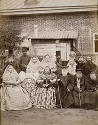 Familie aus Nischni Nowgorod, ca. 1875